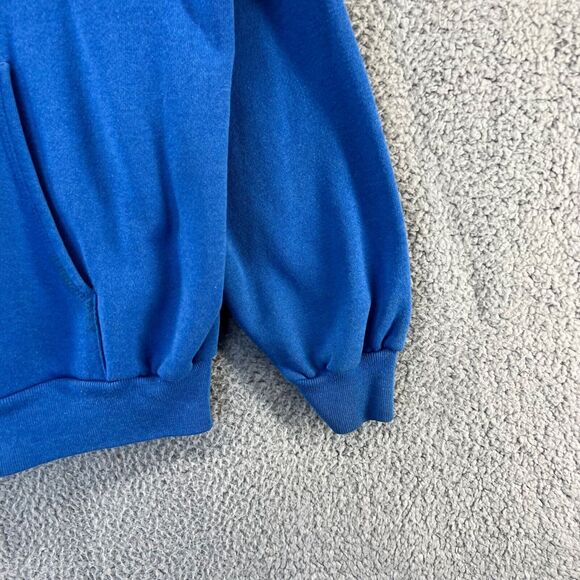 Vintage Las Vegas Sweatshirt Mens Extra Large Blue Black Zip Hoodie Spellout 90s - Picture 2 of 16